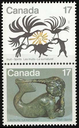 Canada (Scott No. 867a - Inuits) [**] Vert. - Indiens D'Amérique