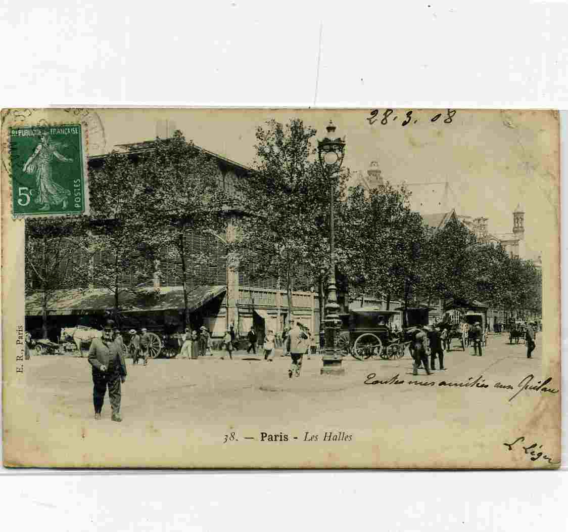 PARIS - LES HALLES N)38 - BONNE ANIMATION - Paris (02)