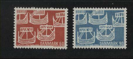 Danemark ** (sans Charn., MNH, Postfrish)  1969  Yvert 486/487  Centenaire De La Communauté Scandinave - Autres & Non Classés