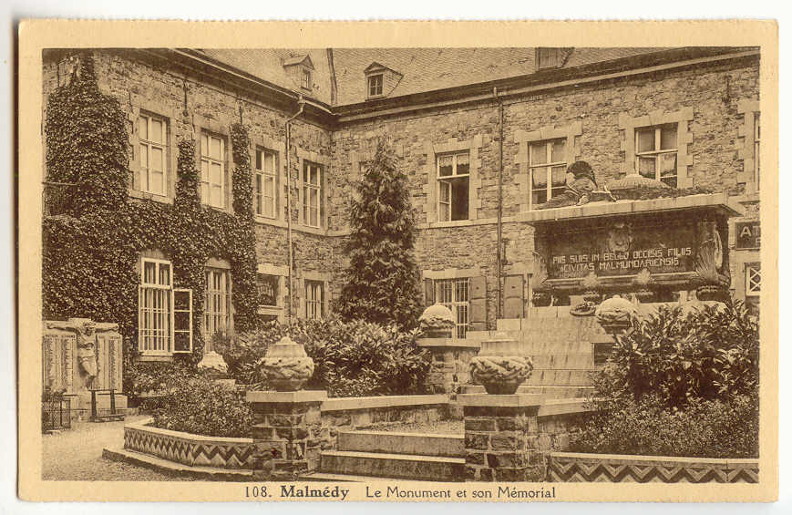 1392 - Malmedy - Le Monument Et Son Mémorial - Malmedy