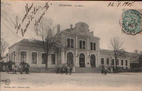 CPA De BOURGOIN - La Gare. - Bourgoin