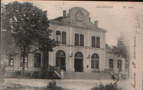 CPA De BOURGOIN - La Gare. - Bourgoin