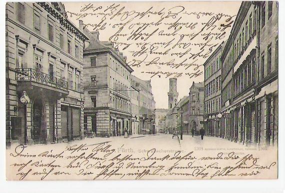 AK FÜRTH I.Bay 1905 Schwabacherstrasse D*184 - Fürth