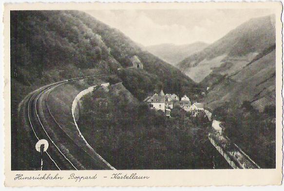 AK KASTELLAUN BOPPARD \"Hunsrückbahn\" 1941 D*220 - Boppard