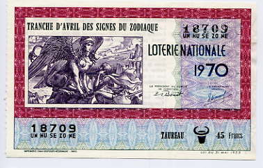 Billet Entier De Loterie Nationale - Billetes De Lotería