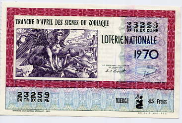 Billet Entier De Loterie Nationale - Billetes De Lotería