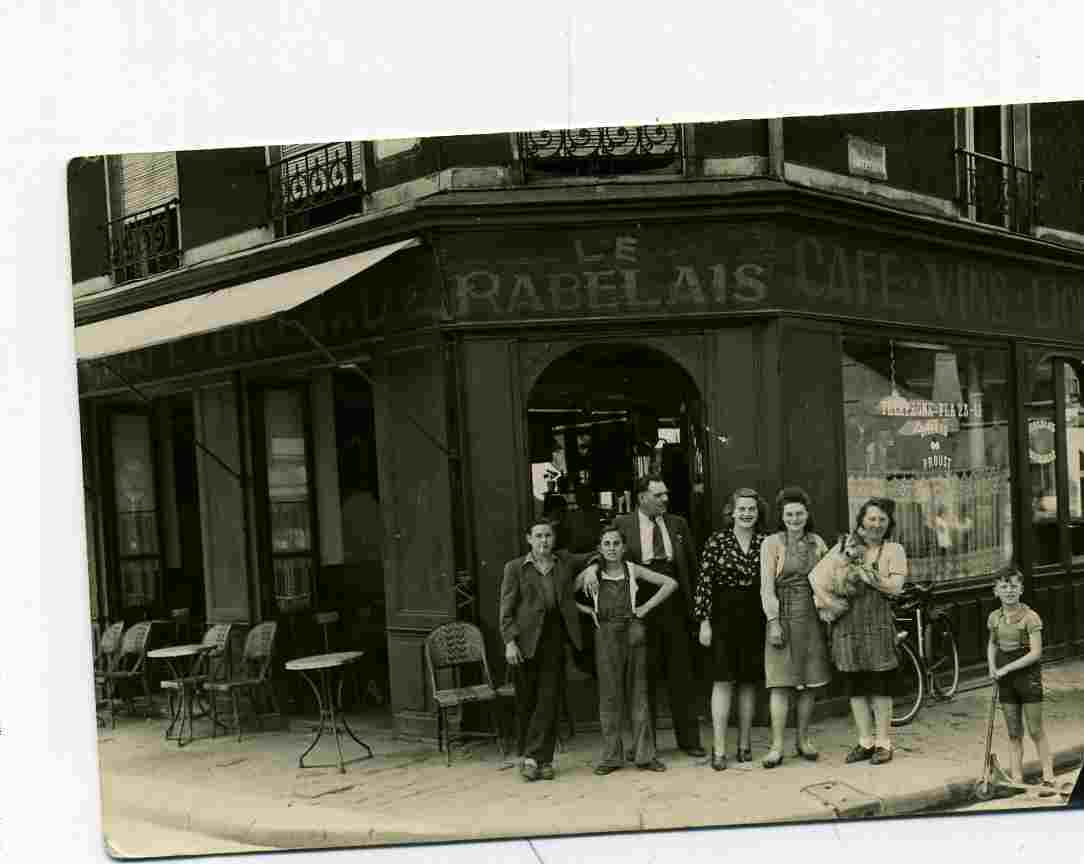 PARIS - LE RABELAIS PHOTODE GROUPEl Recopiée Sur CPA- Années 30 Ou 40 - TELEPNONE FLA2361 - Cafés