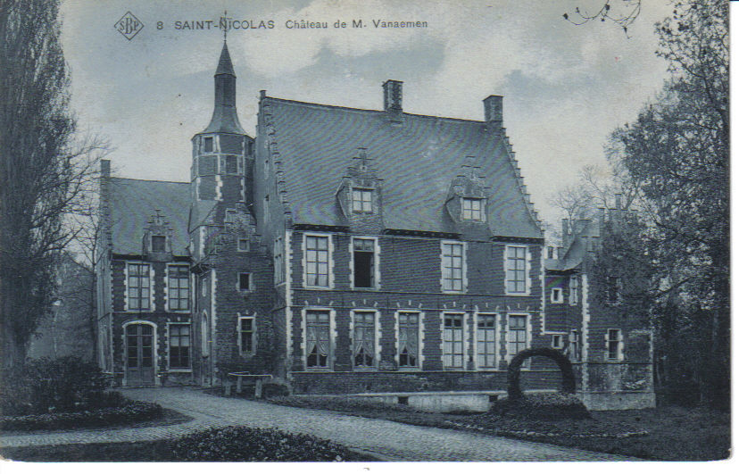 SBP  8  SAIT- NICOLAS   Château De M. Vanaemen - Sint-Niklaas