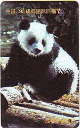 CHINE CARTE TRES ANCIENNE ET RARE PANDA 30Y 1993 MAGNETIQUE - China
