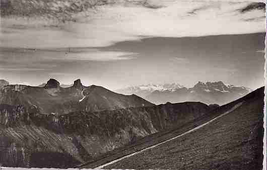 Rochers De Naye Années 1950 - Roche