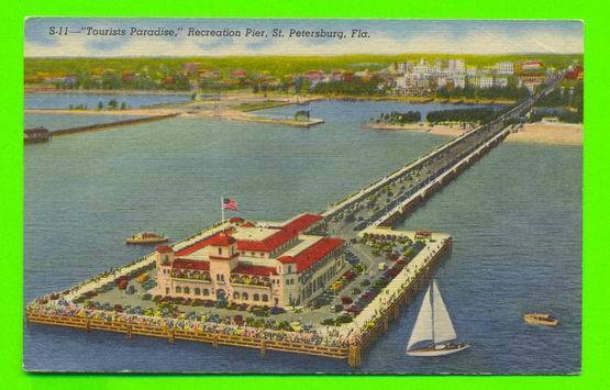 ST. PETERSBURG, FL - RECREATION PIER - SUN NEWS CO - - St Petersburg