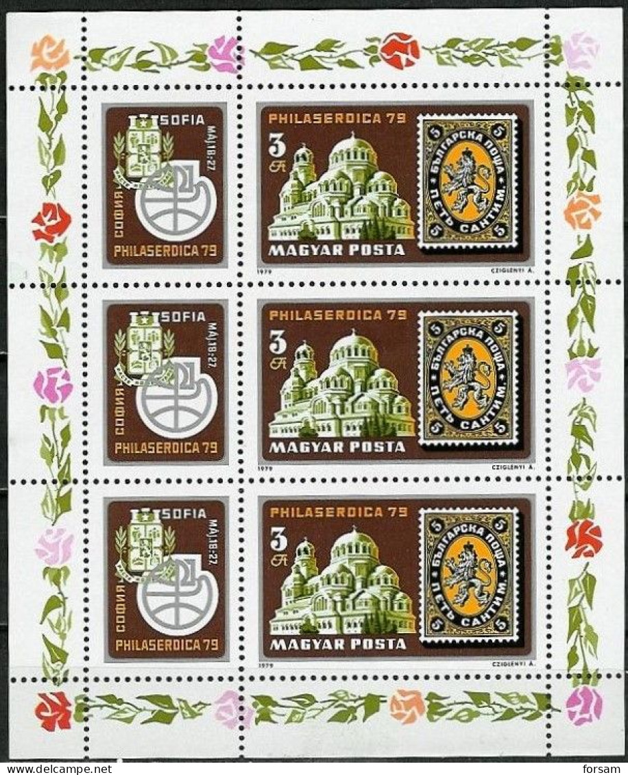 HUNGARY..1979..Michel # 3342 A -Kleinbogen A..MNH. - Neufs