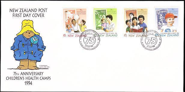 New Zealand 1994 Health FDC - 75th Anniversary - Other & Unclassified