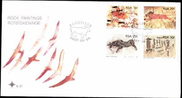 South Africa 1987 FDC - Rock Paintings - Other & Unclassified