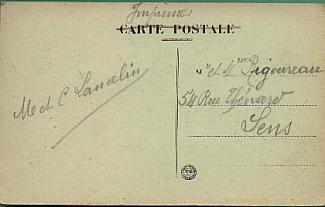 Jolie CP Ancienne Animée 22 Pplage D' Etables - Tp Semeuse 158 Du 18-08-1921 Pour Sens - Etables-sur-Mer