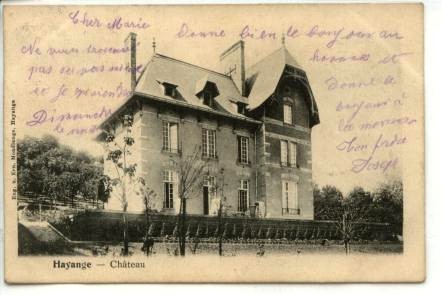 57 HAYANGE * Le Chateau *  BELLE CPA - Hayange