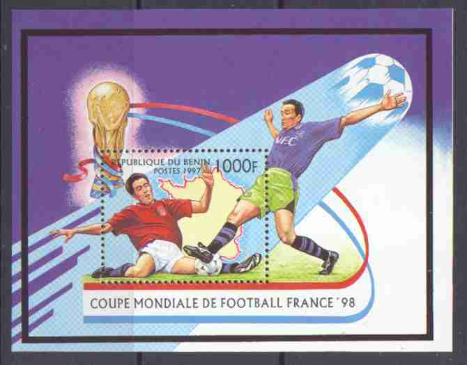 Benin Coupe Du Monde N° BF  32 ** Foot Ball - CM De 1998 En France - 1998 – Francia