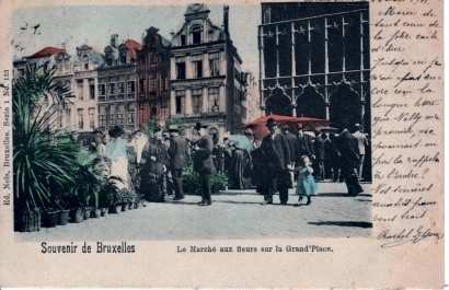 Le Marche Aux Fleurs Sur La Grand'Place. - Markets