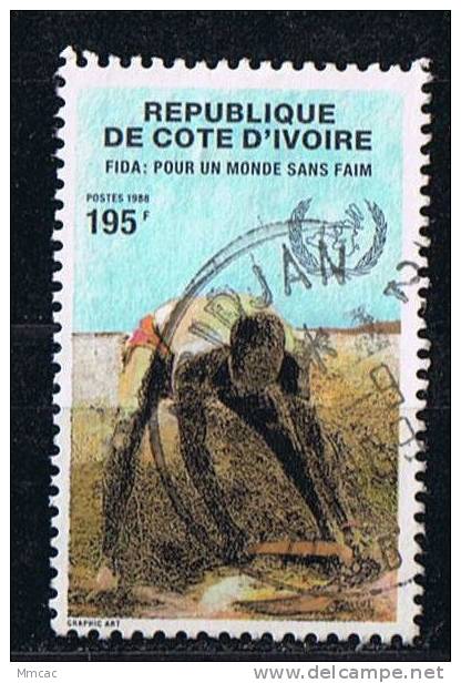 #2182 - Côte D'Ivoire/Pour Un Monde Sans Faim Yvert 802 Obl - Against Starve