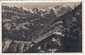 C315-Mürrenbahn Mit Eiger. Mönch U. Jungfrau - Mürren