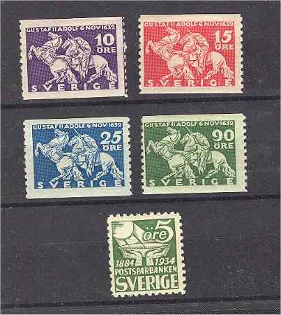 SWEDEN, 300 Anniv. Of Gustaf Adolf 1932 + Another Stamp, All Hi! - Nuovi