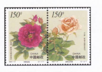 1997 CHINA Flowers(Joint Issued By China And New Zealand) 2V - Ongebruikt