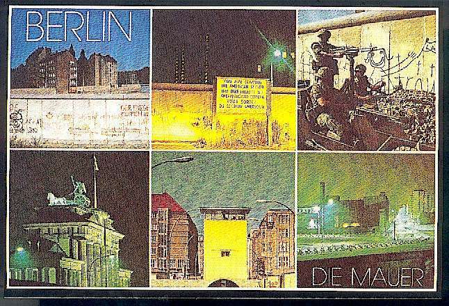 CP (Postkarte)  BERLIN - DIE MAUER - OHNE BRIEFMARKE - UNGELAUFEN , Ca. 15 Cm X 10 Cm, Siehe Foto, UN-gebraucht - Berlin Wall