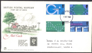 U.K. 1969 FDC: Post Office Technology - Ohne Zuordnung