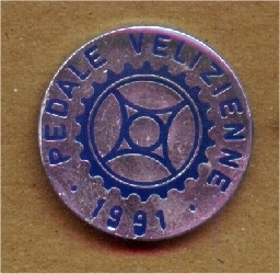 PIN'S CYCLISME PEDALE VELIZIENNE 1991 (10043) - Cycling