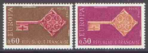 CEPT / Europa 1968 France N° 1556 Et 1557 ** - 1968