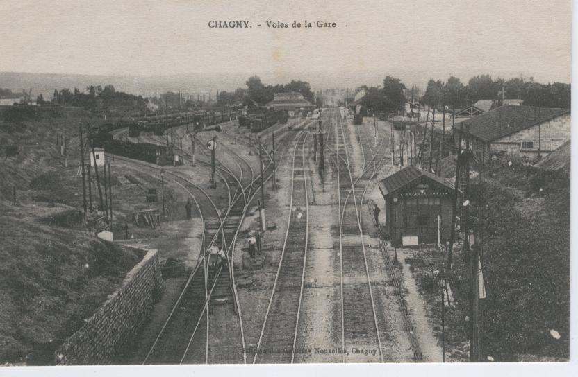 CHAGNY.   Voies De La Gare - Chagny