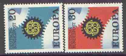 CEPT / Europa 1967 Allemagne N° 398 Et 399 ** - 1967