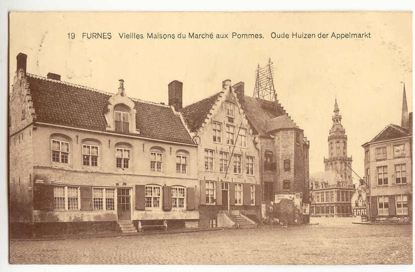 5 - FURNES - Vieilles Maisons Du Marché Aux Pommes - Veurne