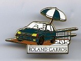 @+ Pin´s Roland Garros 91 - Peugeot 205 Parasol - Tennis