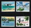 SAMOA 1973 AIRCRAFT SET OF 4 NHM - Samoa