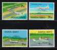 SAMOA 1970 AIRCRAFT SET OF 4 NHM - Samoa (Staat)