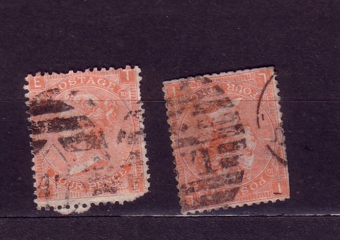 GRANDE BRETAGNE /GREAT BRITAIN TIMBRES ANGLAIS N° 32 FILIGRANE GRANDE JARRETIERE  LOT I - Oblitérés