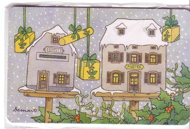 MERRY CHRISTMAS  ( Luxembourg Rare Card TS 15 - 11.97 ) Xmas Noël Weihnachten Navidad Natale * - Luxembourg