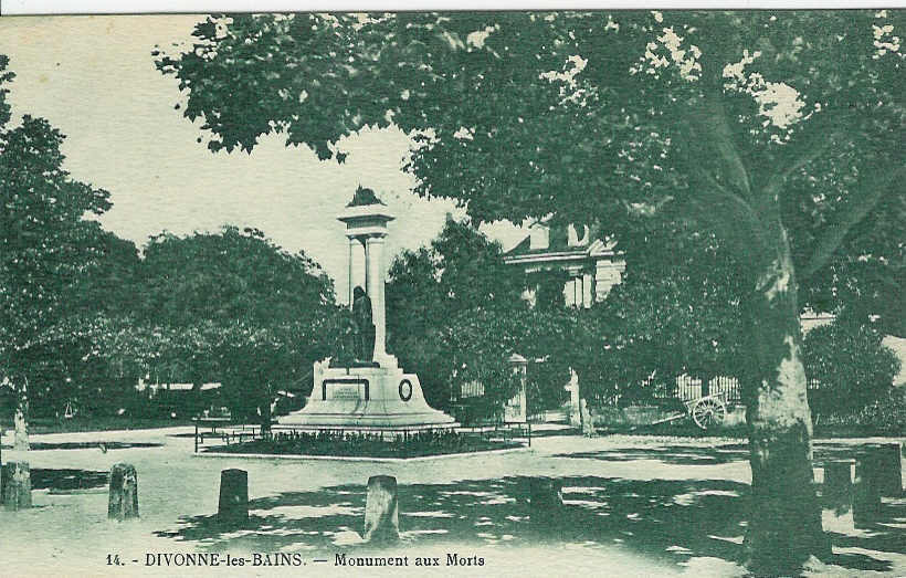 DIVONNE-LES-BAINS - Monument Aux Morts. - Divonne Les Bains