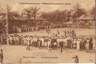 CONGO BELGE - LEOPOLDVILLE Fêtes Pour Noirs Le 1er Juillet - Kinshasa - Leopoldville (Leopoldstadt)