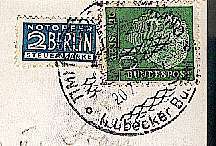 CP (Postkarte) TIMMENDORFER STAND -20-07-1955- (schwarz/weiß); MIT Briefmarke, Ca. 14 Cm X 9 Cm, Siehe Foto, Gebraucht - Timmendorfer Strand