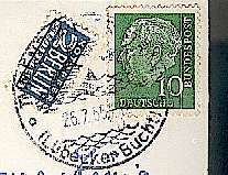 CP (Postkarte) TIMMENDORFER STAND -26-07-1955- (schwarz/weiß); MIT Briefmarke, Ca. 14 Cm X 9 Cm, Siehe Foto, Gebraucht - Timmendorfer Strand