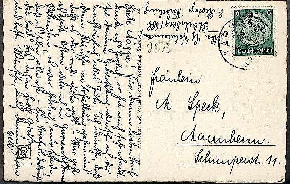 CP (Postkarte) SEESHAUPT Jahr: ????- (schwarz/weiß); MIT Briefmarke, Ca. 14 Cm X 9 Cm, Siehe Foto, Gebraucht - Starnberg