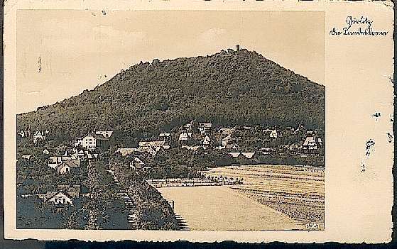 CP (Postkarte) GÖRLITZ DIE LANDESKRONE -1934- (schwarz/weiß); MIT Briefmarke, Ca. 14 Cm X 9 Cm, Siehe Foto, Gebraucht - Goerlitz