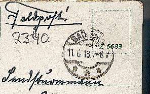 CP (Postkarte) BAD EMS -FELDPOST -1918- (FARBIG/COLOR); OHNE Briefmarke, Ca. 14 Cm X 9 Cm, Siehe Foto, Gebraucht - Nassau