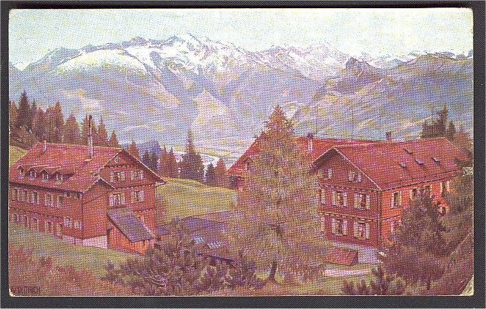 LIECHTENSTEIN #1 On PPC Höhenkurort Gaflei - Storia Postale