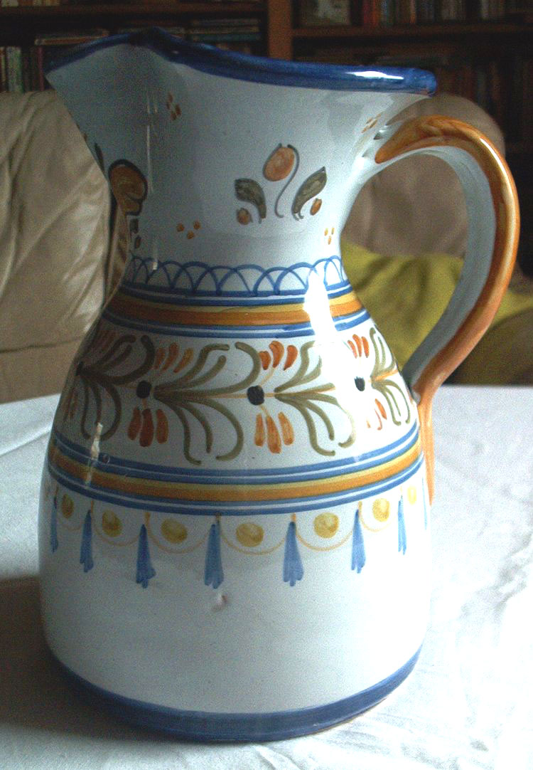 Talavera - Pichet/vase - Kruik/vaas - Pitcher/vase - CR 117 - Talavera/Toledo (ESP)