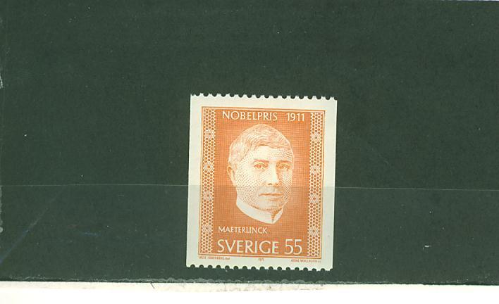 4S0096 Prix Nobel Litterature 1911 PMB Maeterlink 713 Suede 1971 Neuf ** - Unused Stamps