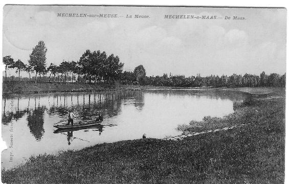 MECHELEN-sur-MEUSE. La Meuse.     MECHELEN-a-MAAS. - De Maas. - Maasmechelen