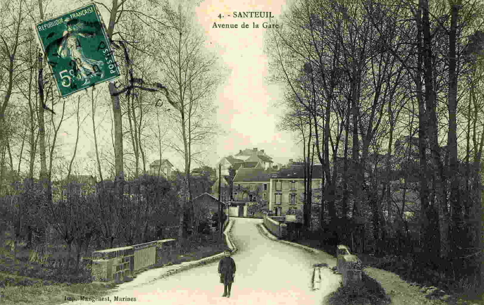 SANTEUIL - Avenue De La Gare - Santeuil